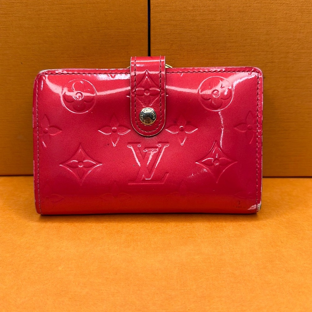 Louis Vuitton Vernis PortefeuilleViennois Bifold wallet - pink patent leather